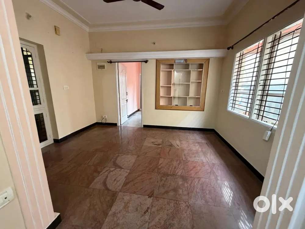 Hebbal 1st stage house for rent in 1st floor east facing
