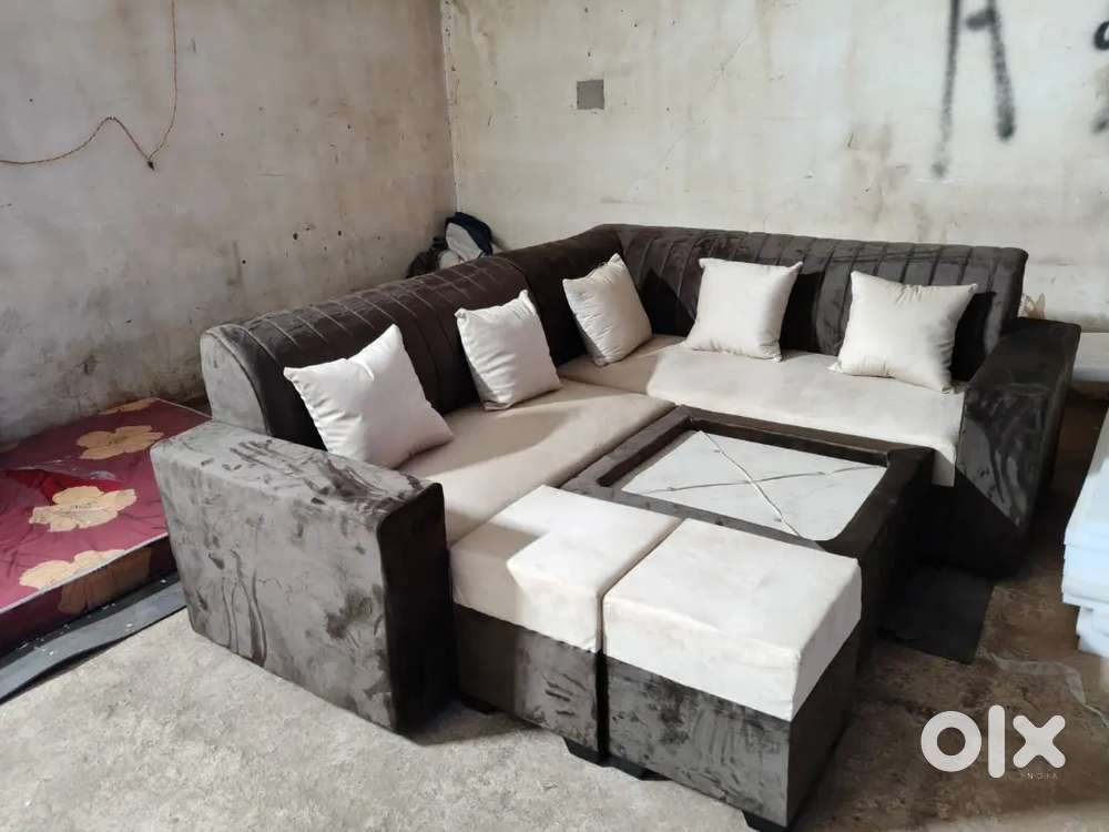 Brand new l shape sofa set