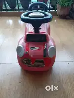 Non battery operated speed runner 4 wheel Push-pull Manual Ride on