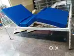 Patient folding hospital bed for backrest and legs + Air bed