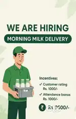 Part Time-Milk delivery boy