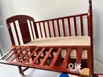 BabyHug cot crib junior bed with mattress and mosquito net