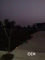 Corner ka plot hai donon side road hai