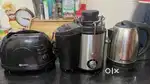 Toaster,Juicer ,Electric kettle and Gas Stove 3burner WHIRLPOOL FRIDGE