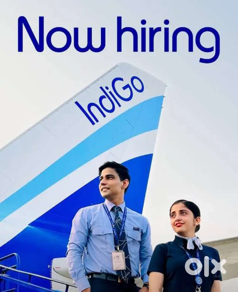 Indigo Airlines jobs Vacancy for Airport Ground staf/Driver/Cabin Crew