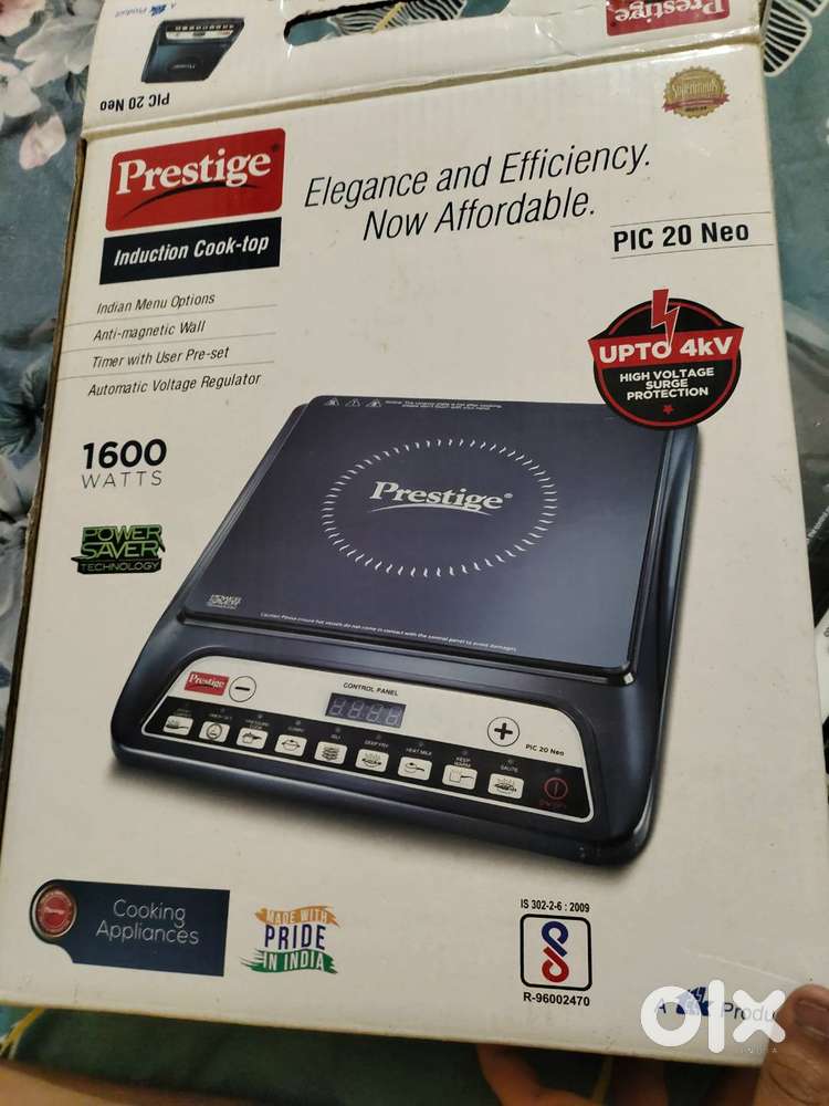 Prestige Induction Cook-top 1600watts.