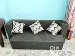 Sofa cum bed and 4 Chairs (1 Year Old) Good Quality