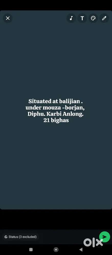 Situated at balijian .
under mouza -borjan, 
Diphu. Karbi Anlong.