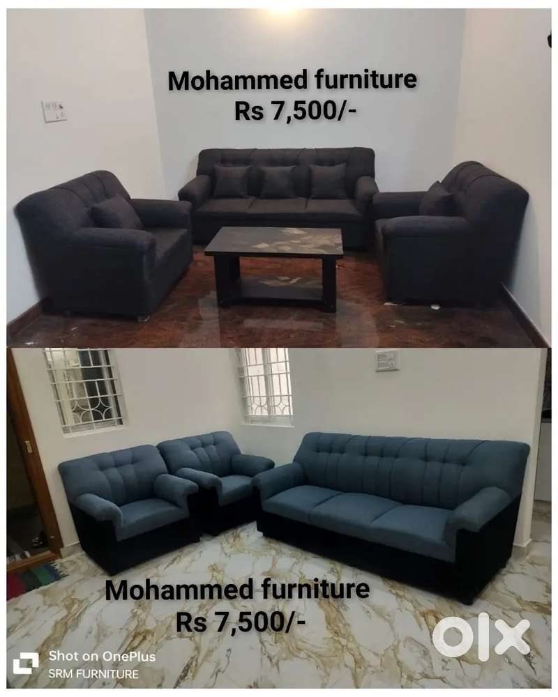 Brand New 5 Seater Sofa Set (3+1+1) – Only ₹7,500/- with Warranty