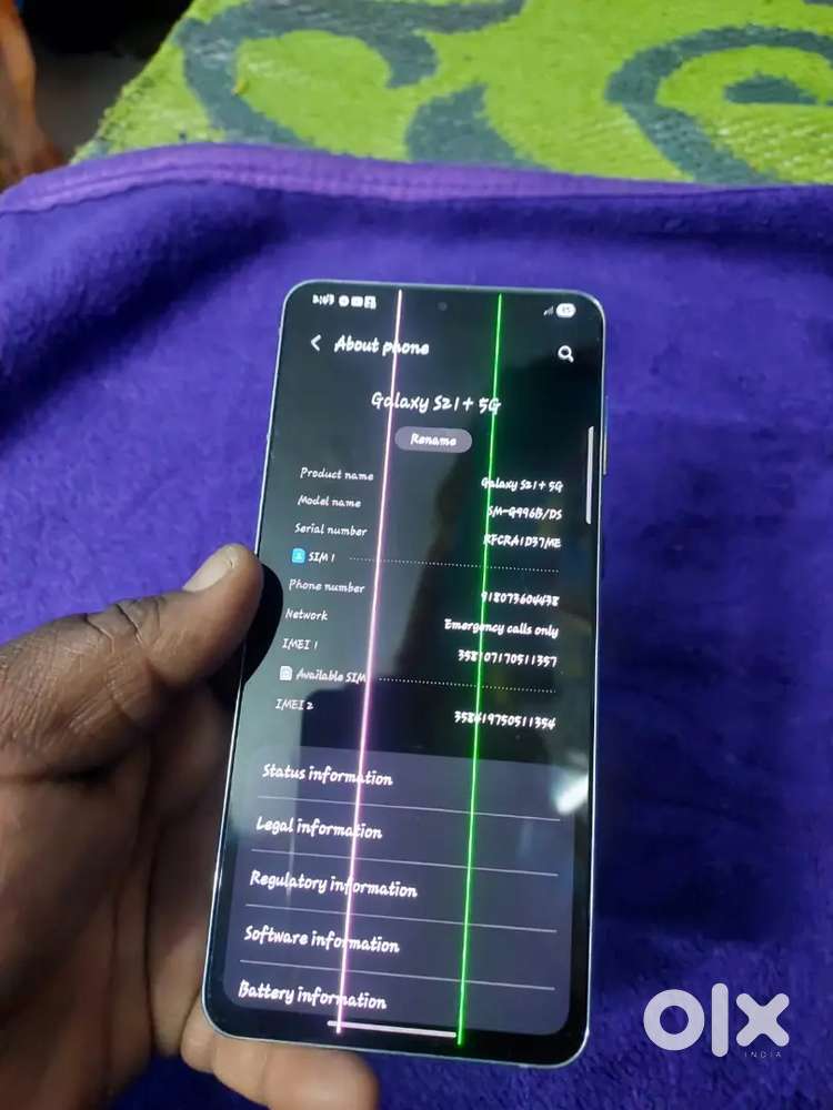 Samaung s 21plus  8gb 128 gb