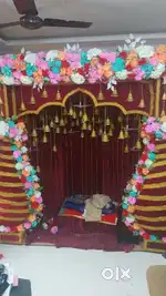 Ganapati decoration full lighting