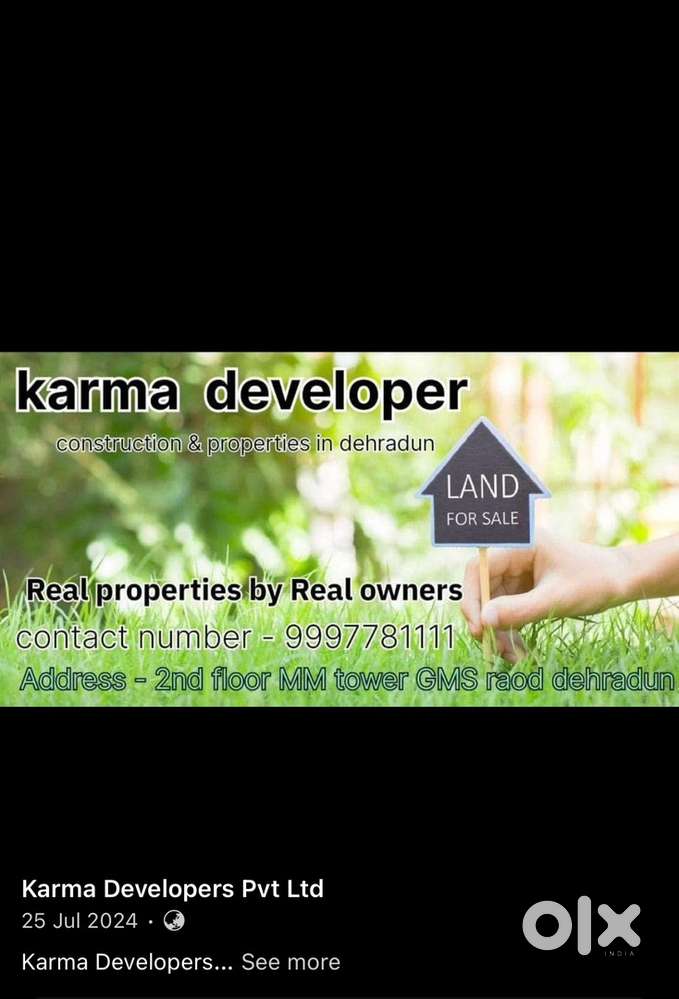 Sales & marketing job in real state firm in gms road. Dehradun