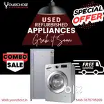 #Effortless laundry and food storage. Washing machine and fridge combo