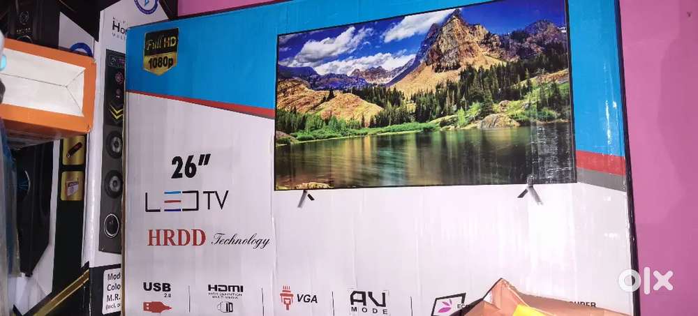 Brand new LED TV no use 26inch with owner card