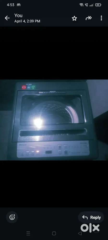 A good condition fully Automatic washing machi