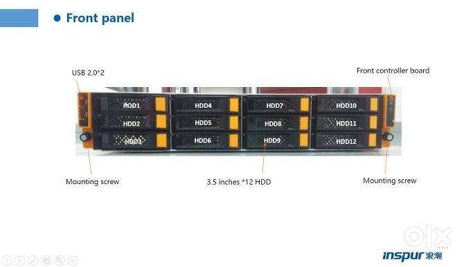 Insper SA5212h5 Rack Server with Nvme u.2 Slot