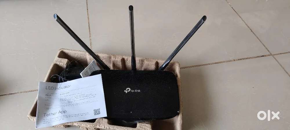 TP Link Wireless Triple Antena Router WiFi