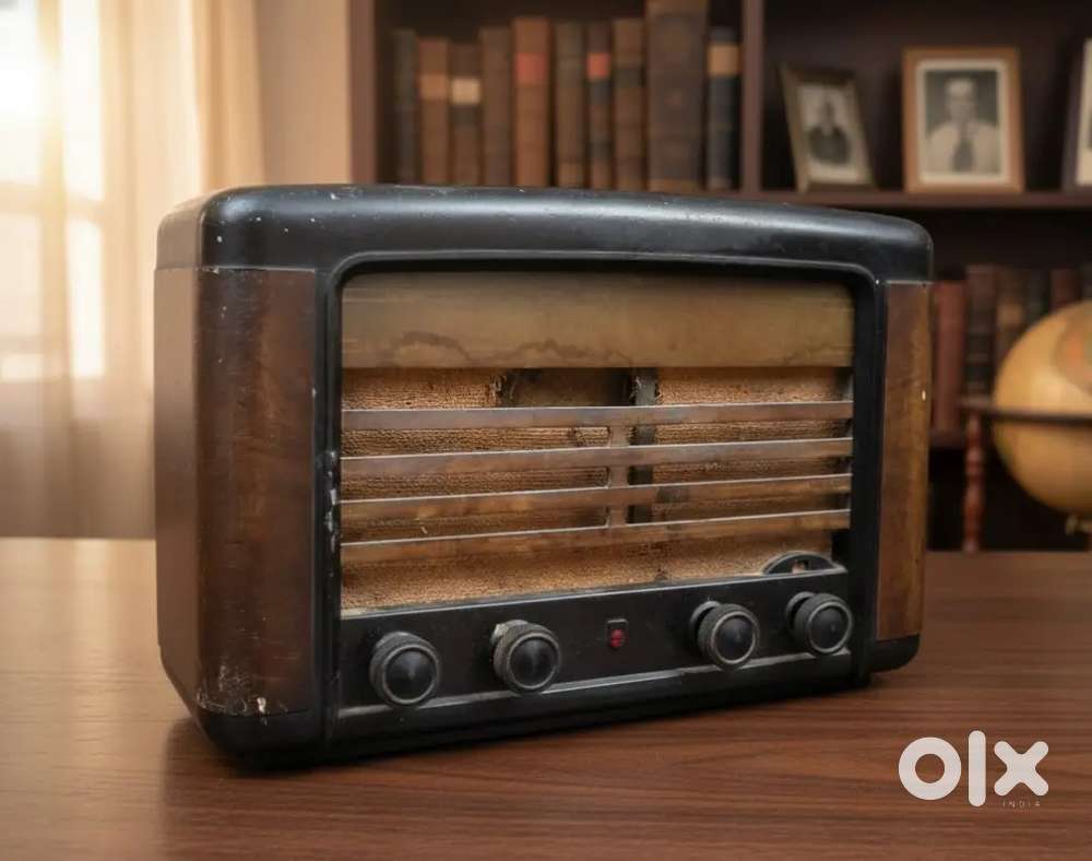 1940's valve radio philps holland antique vintage