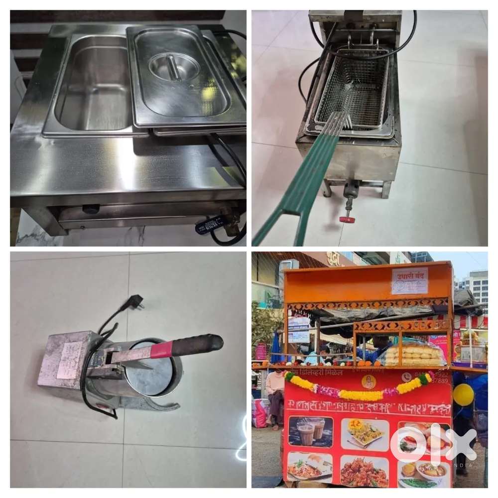 Gas Fryer & Food counter