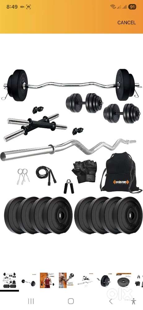 Weights for home workout