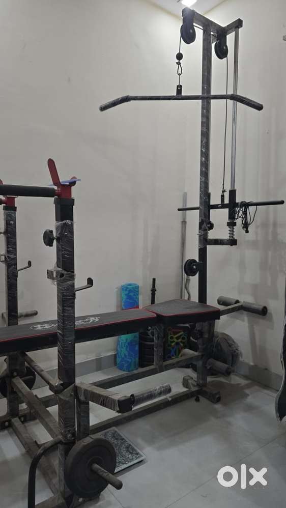 Gym complete set 100kg with bench