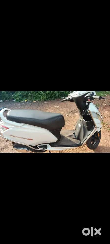 TVS Jupiter.\nColour white