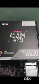 Msi A520M-Apro motherboard URGENT selling