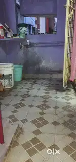 hall kitchen room one small and one big bedroom for small family