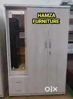 HAMZA FURNITURE New designer stylish  partical wood wardrobe 3door