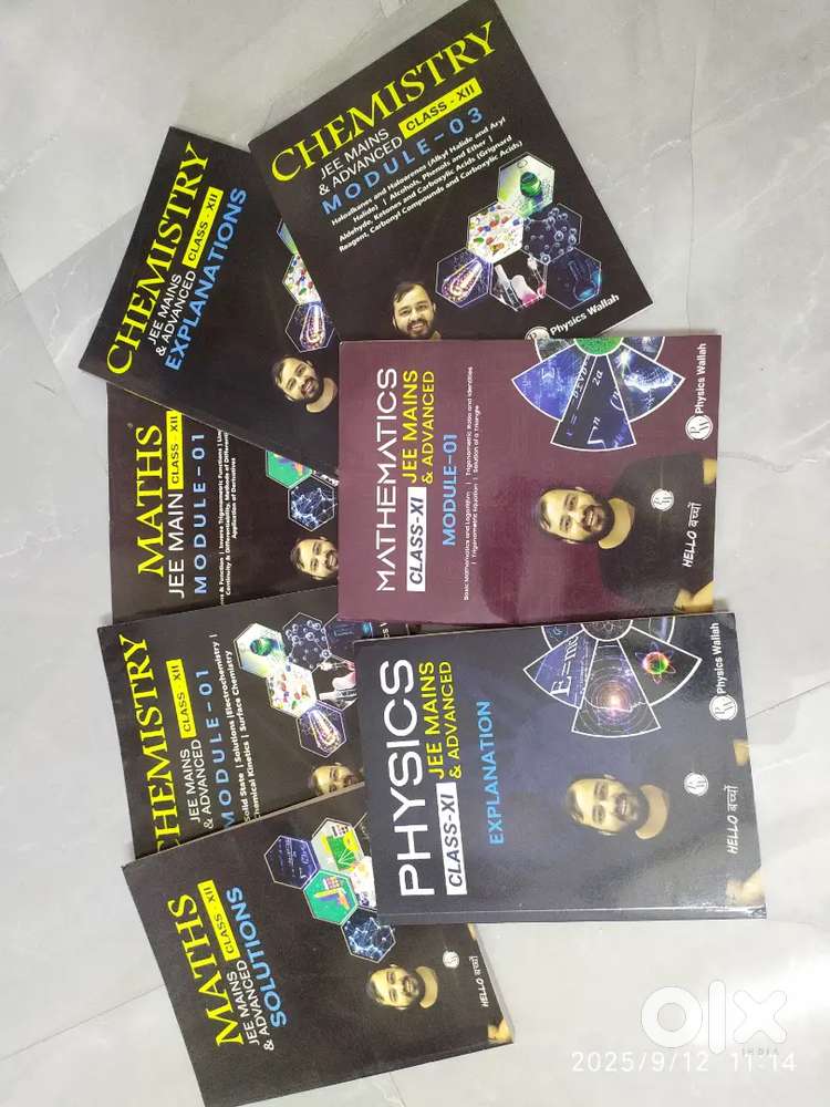 Class 11 and 12 physics maths and accounts book for low price