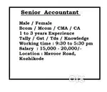 Senior  Accountant - Mavoor Road
