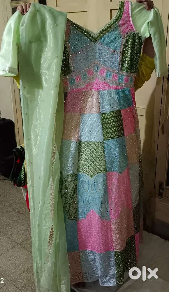 New Long frock with Dupatta