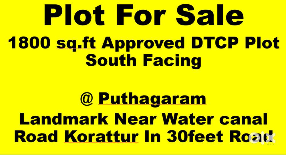DTCP APPROVED PLOT FOR SALE
