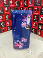 LG 190 ltrs blue flower print model inverter 190 ltrs with warranty