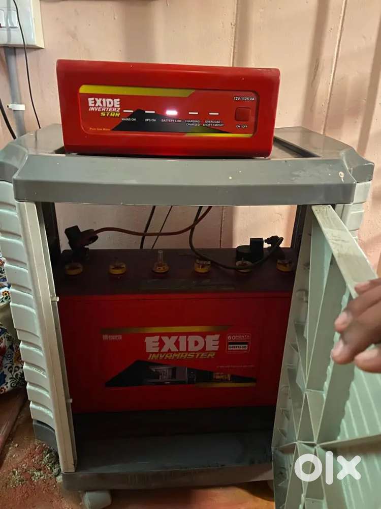 Inverter, battery along with stand