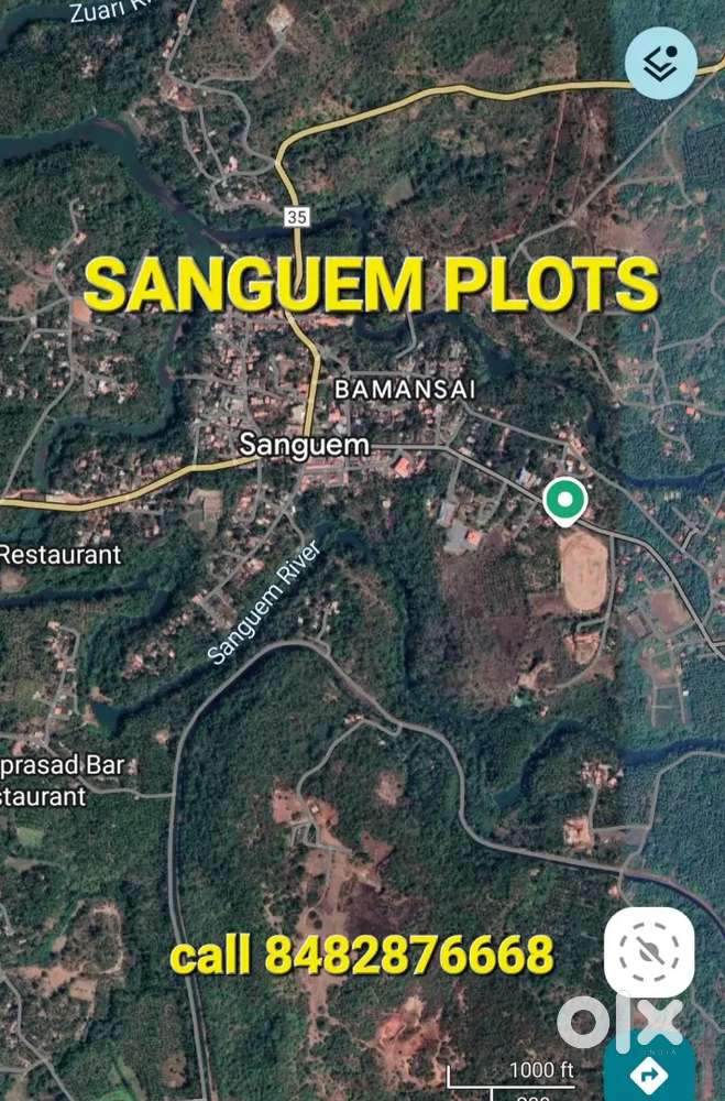 PLOTS IN SANGUEM, NEAR IDC fully developed