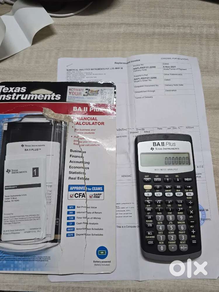 BA 2 II Plus Financial Calculator