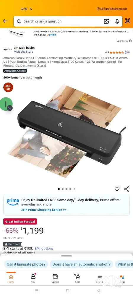 Brand new lamination mechine