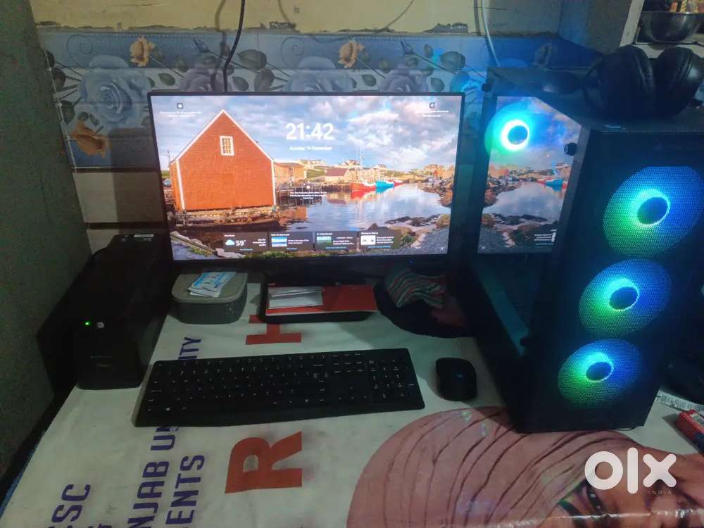 Intel i5 12th Gen PC  16GB RAM  500GB SSD  24” 120Hz Monitor*