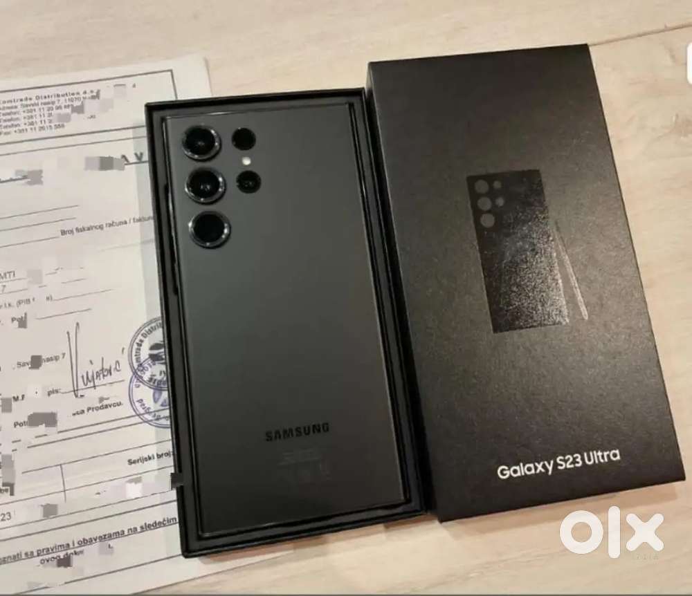 1.5 year old Samsung s23 ultra(global) wid box and documents..