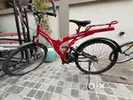 Red bicycle