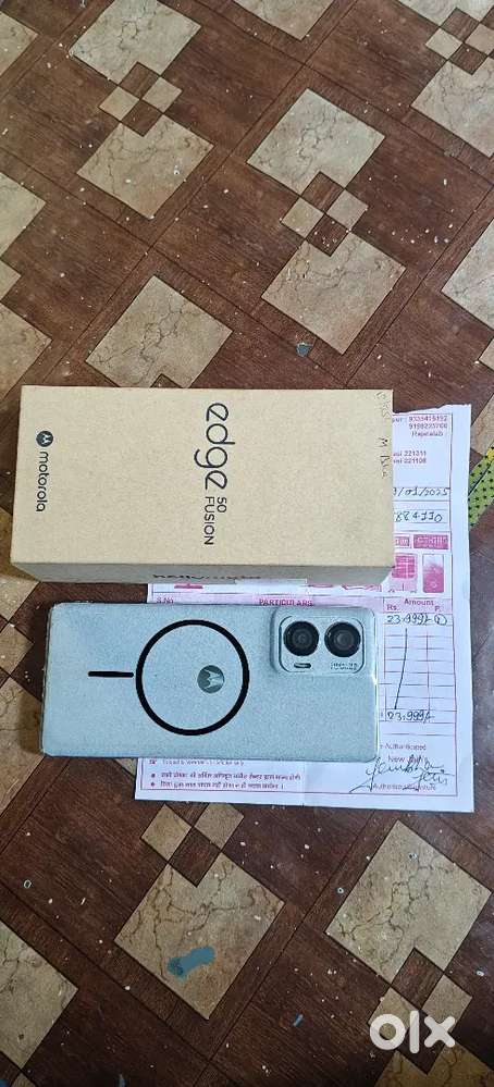 MOTO EDGE 50 FUSION 12+12/256 7 MONTH OLD BILL BOX CHARGER AVAILABLE
