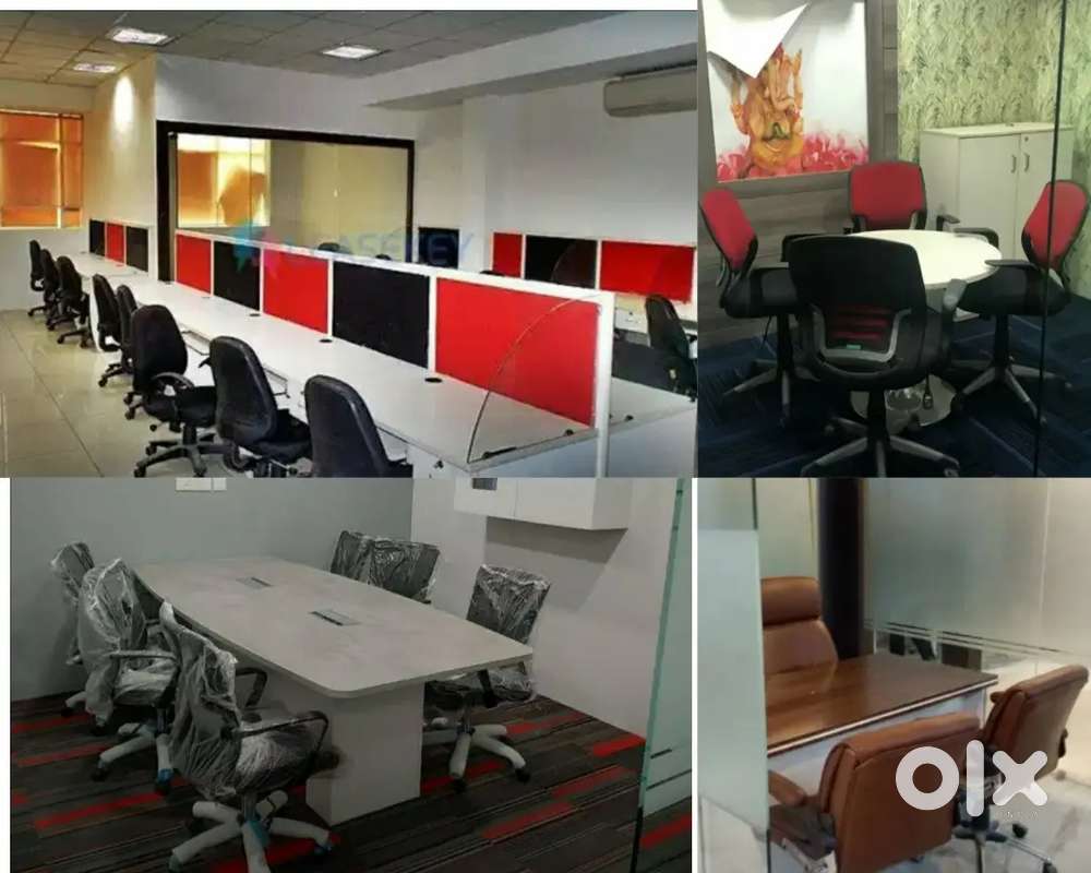 BOSS CABIN WORK-STATION-15 FURNISHED OFFICE AT RENT M.G ROAD INDORE