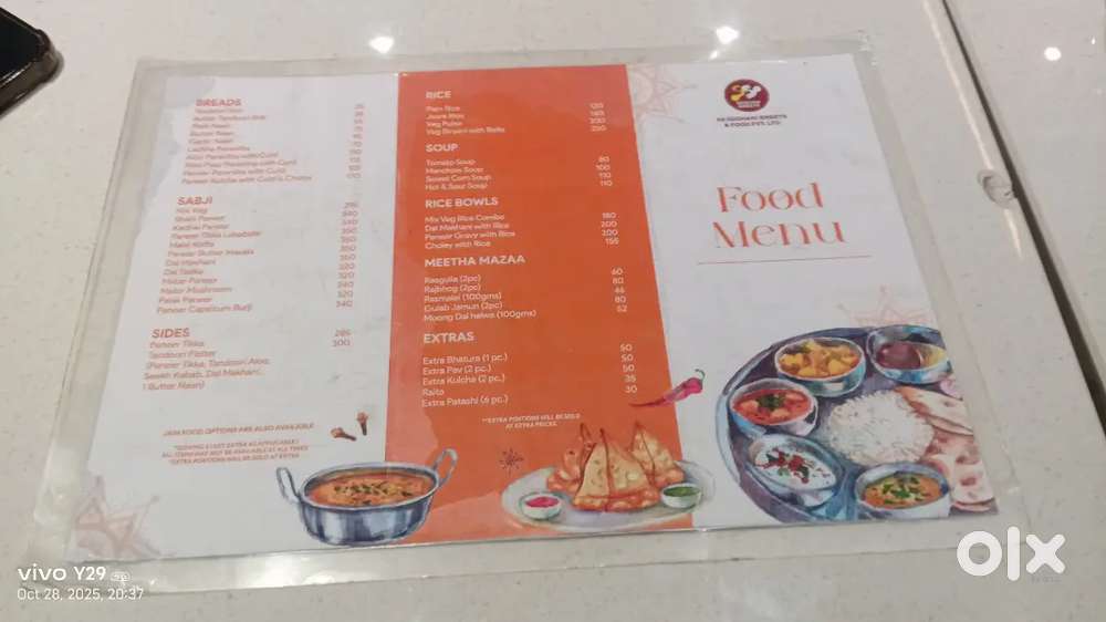 Waiter and kitchen salesman