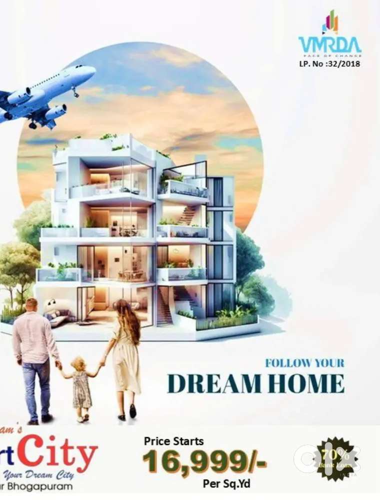 Open plots & villas Ravada,near by bhogapuram