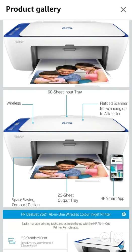 HP Deskjet 2621 in good Condition