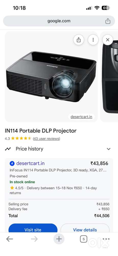 Infocus IN114 Portable DLP Projector