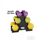 Dumbbell Set With Stand, Sportsfit Gym Shop Treadmill Exercise Cycle