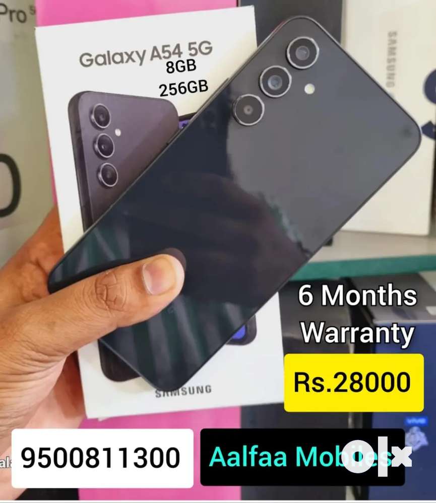 SAMSUNG A54 5G 8gb 256gb 6 Month Warranty, Aalfaa Mobiles