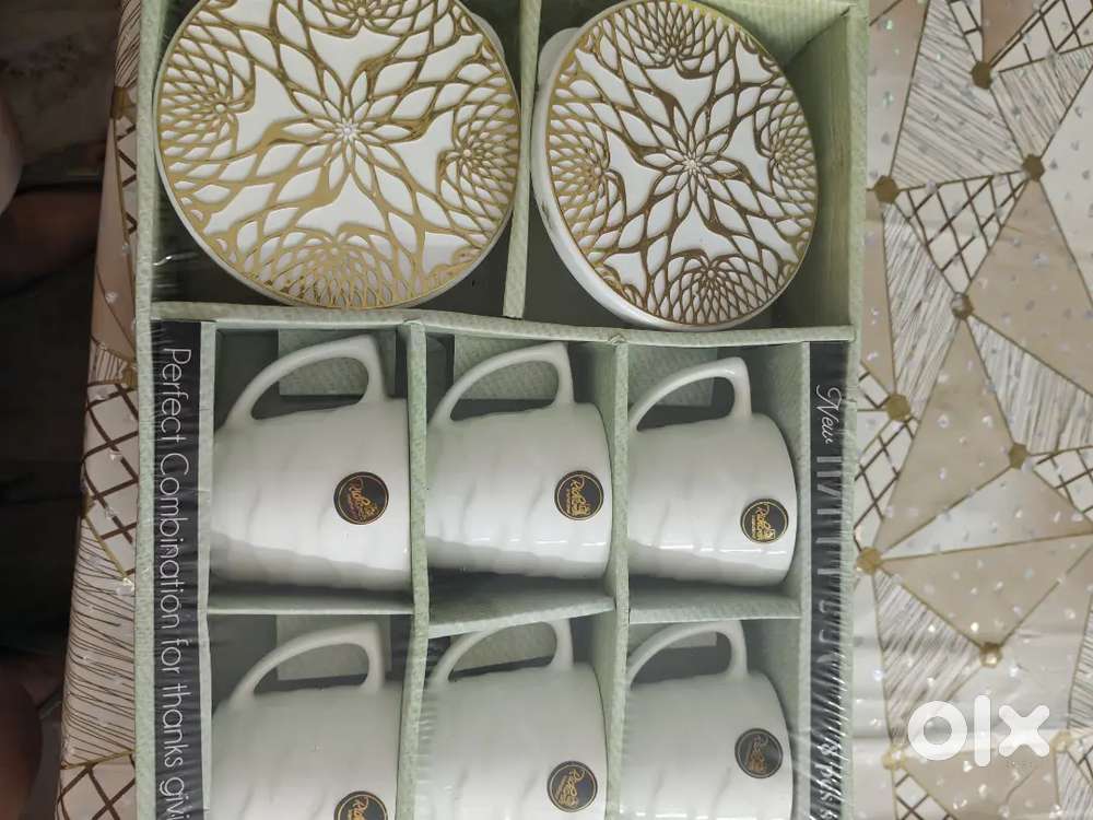 Brand new cup and saucer set. 2000Rs